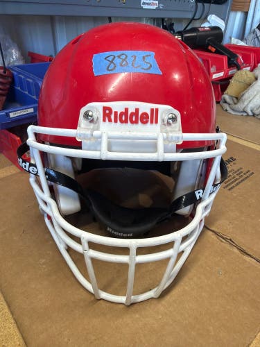 USED RIDDELL SPEED ICON ADULT HELMET - MEDIUM - SCARLET