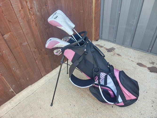 Aspire XD-1 10 Piece Complete Ladies Flex Golf Set w Stand Bag