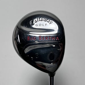 Callaway Big Bertha 2004 3 Fairway Wood 15* Big Bertha Uniflex Steel Mens RH