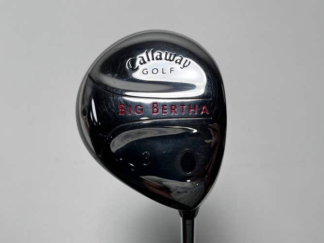 Callaway Big Bertha 2004 3 Fairway Wood 15* Big Bertha Uniflex Steel Mens RH