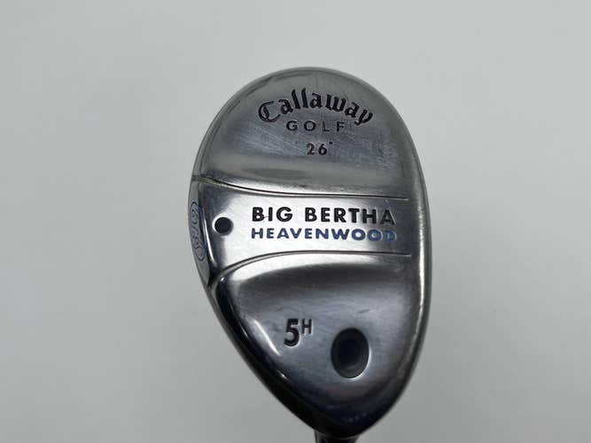 Callaway Big Bertha Heavenwood 5 Hybrid 25* Big Bertha Gems 55 Ladies RH