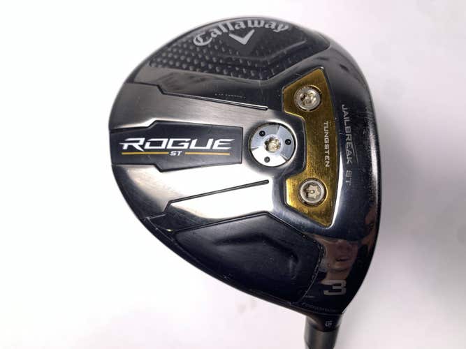 Callaway Rogue ST LS 3 Fairway Wood 15* Tour AD DI-6S Stiff Graphite Mens RH