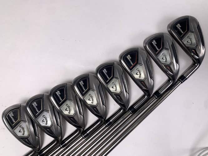 Callaway Big Bertha 2015 Iron Set 4-PW+AW UST Mamiya Recoil 460 F2 Senior RH