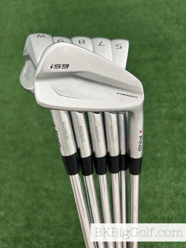 Ping i59 Forged Iron Set 5-W / Project X LZ 6.0 Stiff +1/2