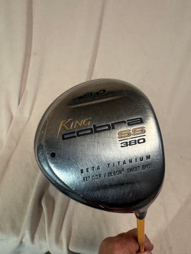 Men's King Cobra SS 380 Right Handed Driver Stiff Flex 9 Loft Graphite Shaft 45" (Used)