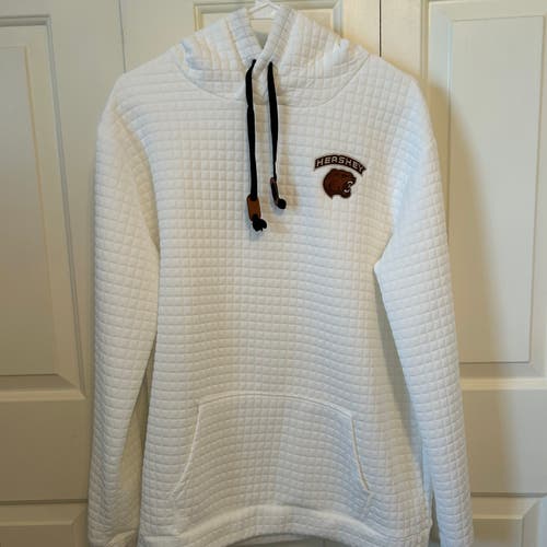 Hershey Bears White Hooded Sweatshirt - Men's Large
