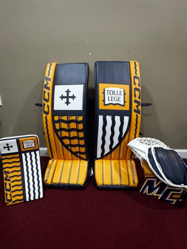 34+1 CCM Axis XF Pro Regular Goalie Full Set Pro Stock (New) Item#MCNC