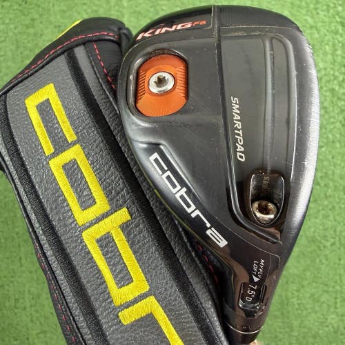 Cobra King F6 2-3 Hybrid 2H 3H 17.5 Adjustable Matrix Red Tie 4 Stiff Flex 74g