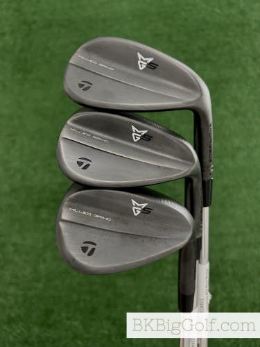 Taylormade MG5 Milled Grind Black 3 Wedge Set (52, 56, & 60 Degrees)