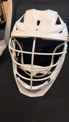 Used Cascade Xrs Lacrosse Helmet White
