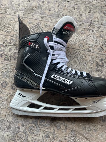 Black/White 2021 Bauer Vapor X3.5 Hockey Skates 12 (Used)