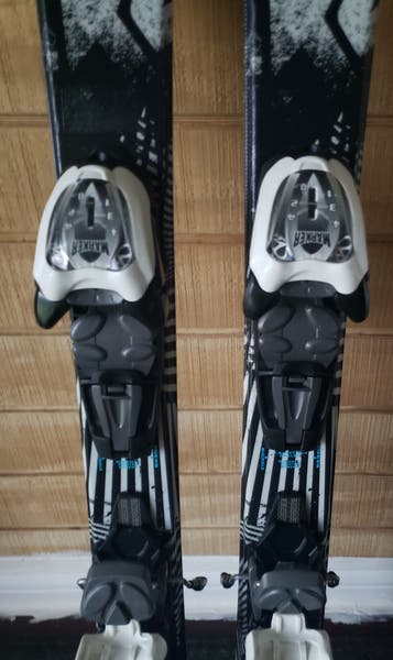 KIDS 112cm K2 Indy Rocker Skis w/ Marker 4.5 Adjustable Bindings