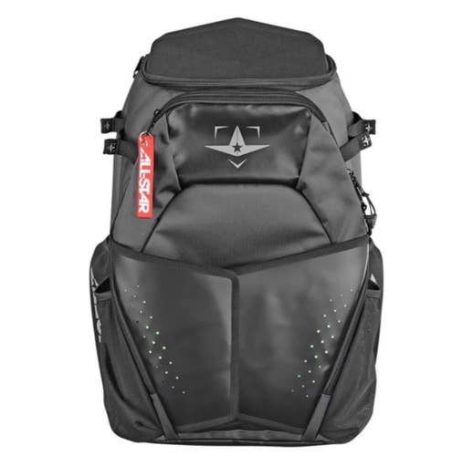 New ALL-STAR BLACK S7 ELITE PLAYER BATPACK 11834-ASTBB-S7E-BP-BK