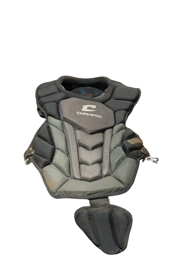 Used Champro BLACK CATCHER CHEST GUARD Catchers Chest Protector Black T-Ball 11834-S000057495