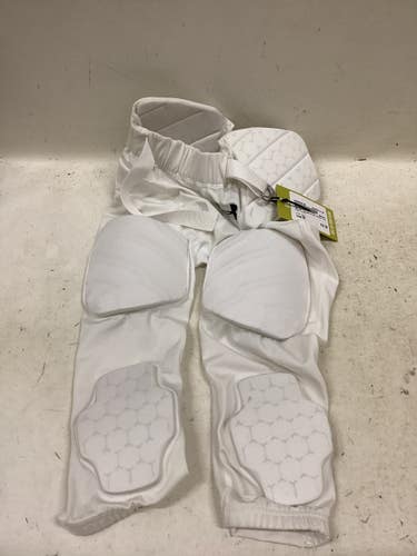 Used Under Armour Youth FB Integrated Pants White MD 11725-S000509195