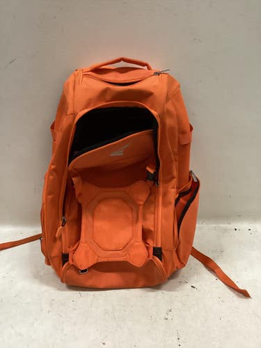 Used Easton BACK PACK ORANGE BB/SB Player Backpack Neon Orange 11725-S000509186