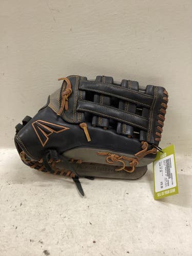 Used Easton PCSP14 BB/SB Glove RH Throw Black And Grey 14" 11725-S000509206