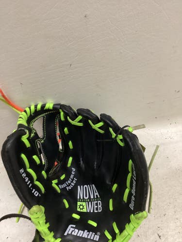 Used Franklin 22411-10 BB/SB Glove RH Throw Black 10" 11725-S000509246