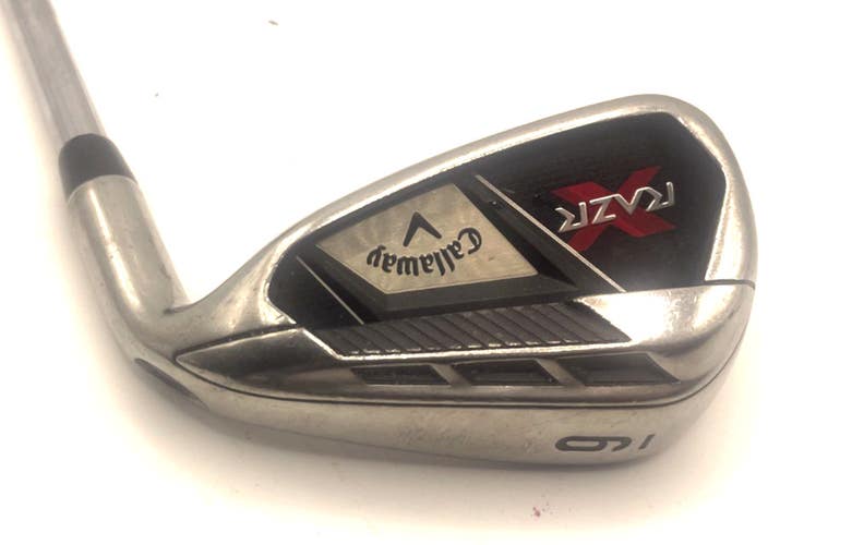 Callaway Razr X 9 Iron Uniflex Steel Shaft Golf Pride CP2 Grip *Nice*