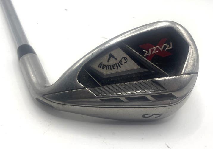 Callaway Razr X SW Sand Wedge Uniflex Steel Shaft Golf Pride CP2 Grip *Nice*