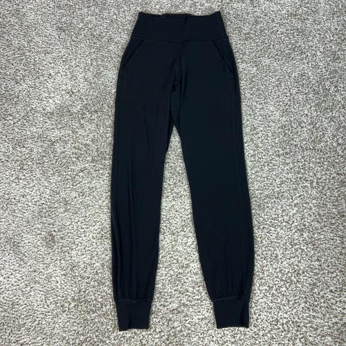 Lululemon Pants Womens 2 Black Yoga Align Jogger High Rise Nulu Workout Gym Yoga