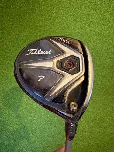 Men's Titleist 915 F Right Handed Fairway Wood 7 Wood Graphite Shaft Diamana 60 x5ct regular (Used)