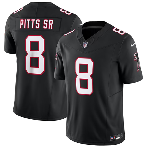 Kyle Pitts Sr. Atlanta Falcons Nike Vapor F.U.S.E. Limited Jersey - Black - 2XL