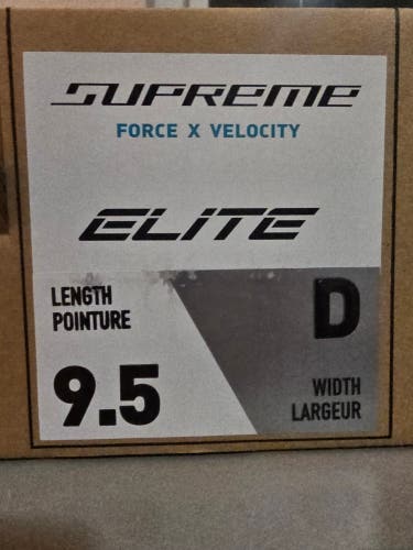 Black/Navy 2026 Bauer BTH20 Supreme Elite (SMU) Hockey Skates Regular Width 9.5 (New)