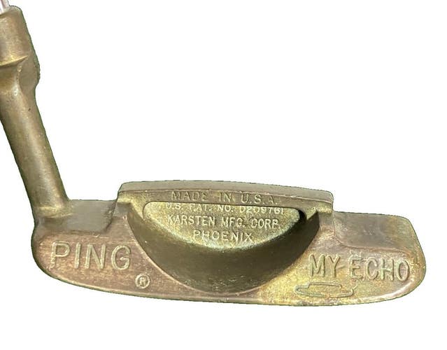 Ping My Echo Heel Shafted Putter Karsten Mfg Corp 1967 RH Steel 35" Vintage Grip