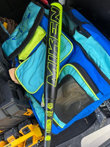 Miken Chaos USABat Certified Bat (-6) 28 oz 34" (Used)