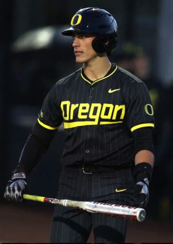 Nike Alpha Elite Batting Gloves Oregon University Ducks Team Issue PE Size Large