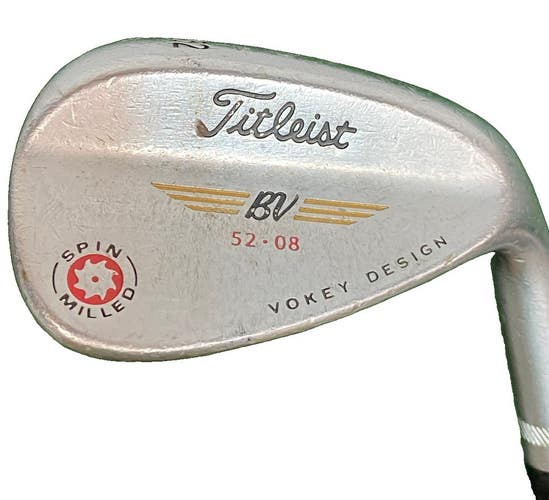 Titleist Vokey SM Gap Wedge 52*08 RH Stiff Steel 35.5" Nice Lamkin Velvet Grip