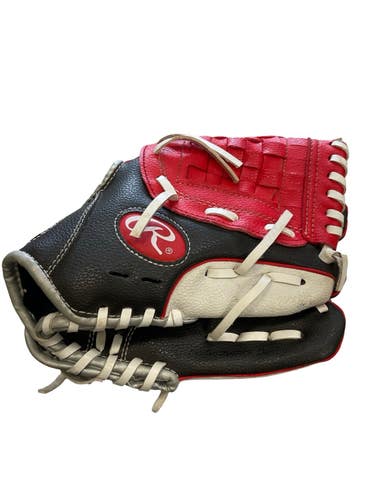 Used Rawlings PLAYERS SERIES BB/SB Glove T-ball Grey 10" 11859-S000033967