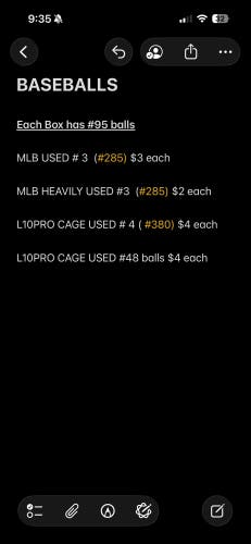 Rawlings Official Major League Baseballs (Used)