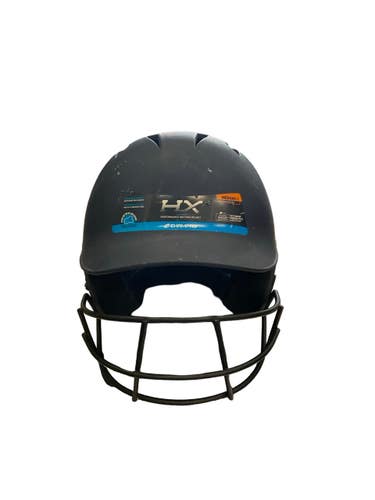 Used Champro HX Batting Helmet w/Mask Navy Blue MD 11859-S000033944