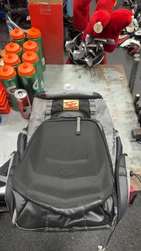 Used Rawlings BACKPACK BB/SB Player Backpack Black And Grey 11337-S000497786