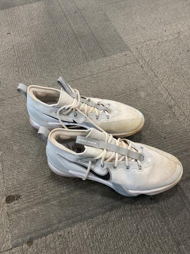 Used Nike TROUT CLEATS BB/SB Cleats White Senior 11 11614-S000244748