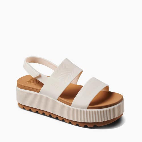 Reef Water Vista Sandals Women's US 8 Off White Cloud Wedge Heel Slingback MOT57
