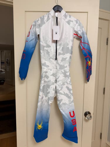 Women's Large Spyder US Ski Team Downhill Suit (New) FIS Legal