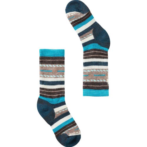 Smartwool Margarita Crew Socks Kids Small Capri Cushioned Performance GBO3983