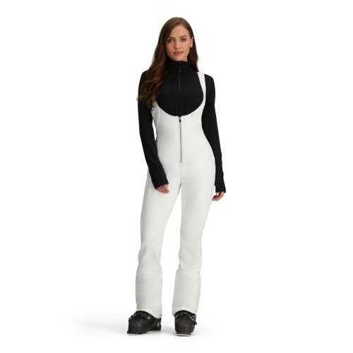 Obermeyer Snell OTB Ski Pant Women's 6 White Waterproof Suspender Strap GBO3948