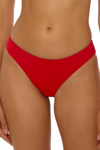 Becca Riviera Adela Bikini Bottom Women's Small Apple Stretch Hipster GBO3902