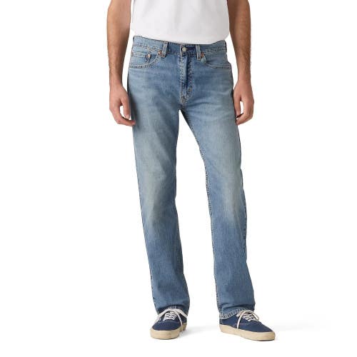 Levi's 505 Jeans Men 30x30 Waterfall Cool Denim Medium Wash Straight Leg GBO3982