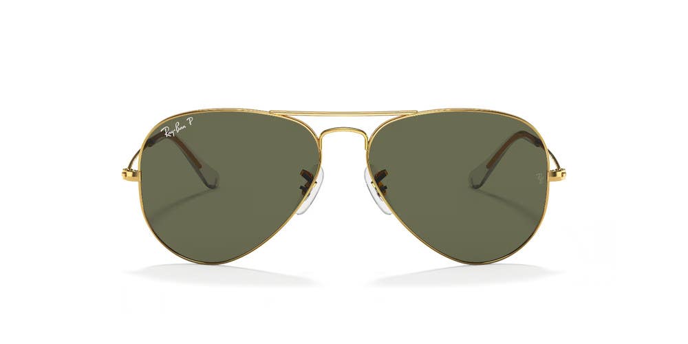 Ray-Ban Aviator Classic RB3025 Sunglasses Men's Polished Lens Gold Frame GBO3972