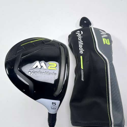 TaylorMade M2 2019 5 Fairway Wood 18* REAX 65g Stiff Graphite Mens RH HC