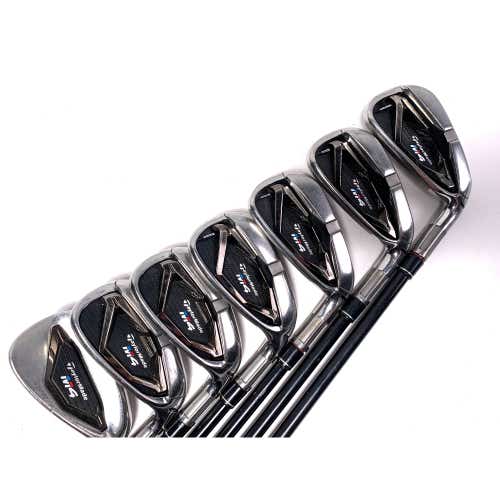 TaylorMade M4 Iron Set 5-PW+AW Fujikura Atmos Red 6R Regular RH -1/2''