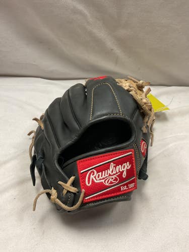 Used Rawlings GAMER XLE BB/SB Glove RH Throw Black 11 1/2" 11490-S000277764