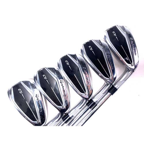 TaylorMade Qi Iron Set 5-9 KBS Max MT 85g Stiff Steel Mens RH