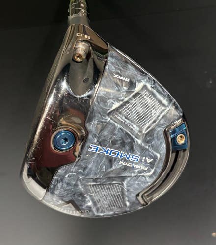Callaway Paradym Ai Smoke Max Driver 9.0* Stiff Tensei Blue 50g RH Used