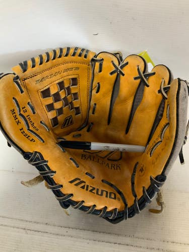 Used Mizuno MMX 122LP BB/SB Glove RH Throw Brown 12" 11823-S000042090